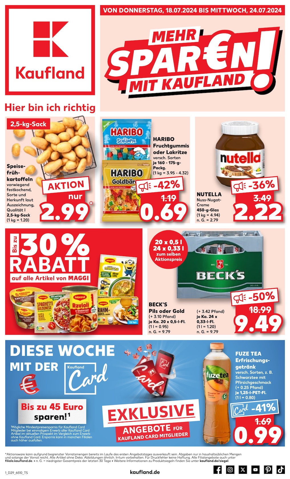 Kaufland Aktueller Prospekt Von 18 7 2024 Bis 24 7 2024