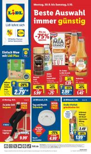 Lidl - aktueller Prospekt von 30.9.2024 bis 5.10.2024