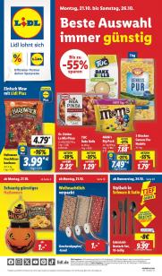 Lidl - aktueller Prospekt von 21.10.2024 bis 26.10.2024